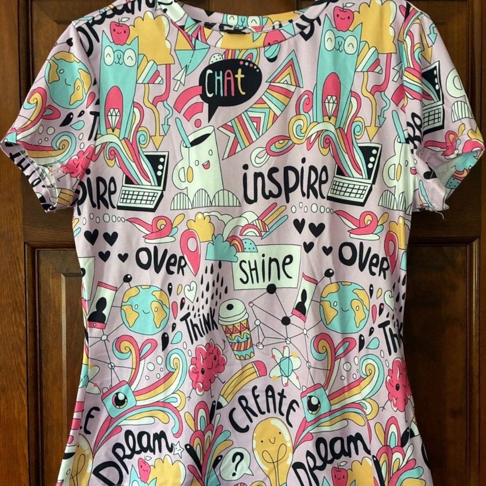 Colorful Graphic Kids Shirt